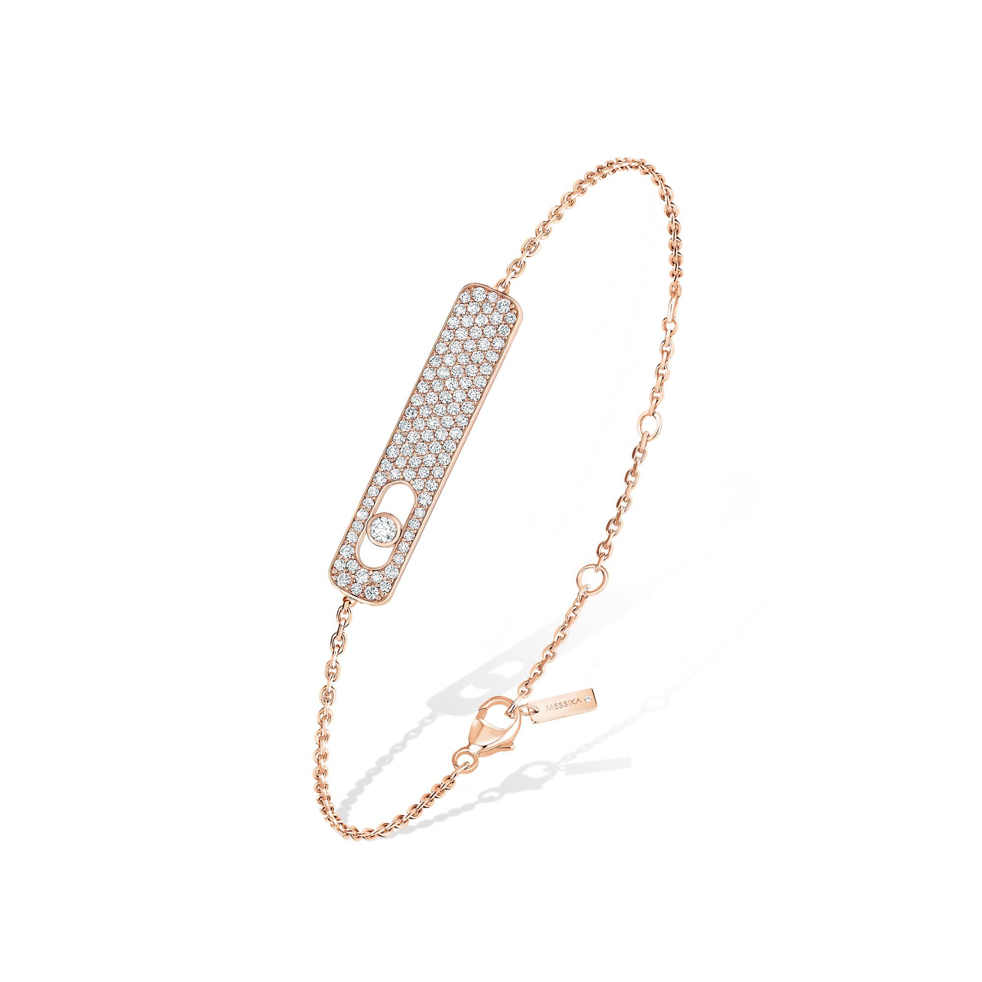 Rose gold pave shop bracelet